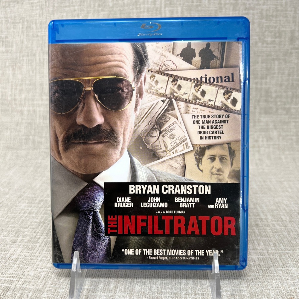 The Infiltrator Blu-ray Bryan Cranston John Leguizamo Crime Thriller Movie 2016